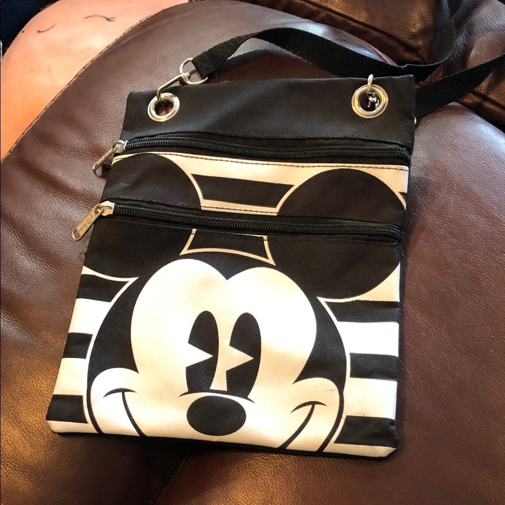 Disney Black and White Mickey crossbody Bag